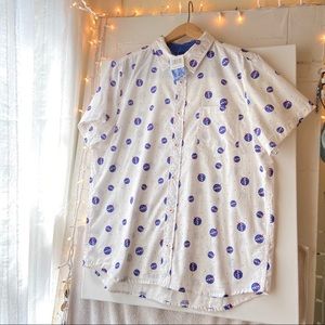✴️SOLD✴️NWT Men’s NASA Button up Graphic Shirt